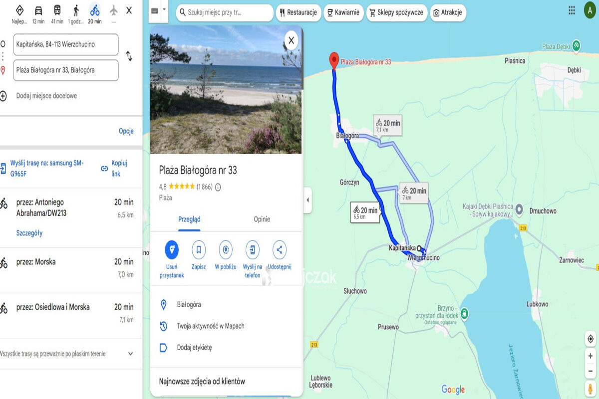 5 DZIAŁEK | Z MPZP | Z MEDIAMI | JEZIORO | MORZEWierzchucino