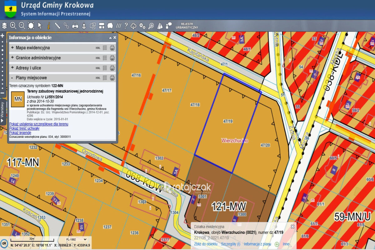 5 DZIAŁEK | Z MPZP | Z MEDIAMI | JEZIORO | MORZEWierzchucino