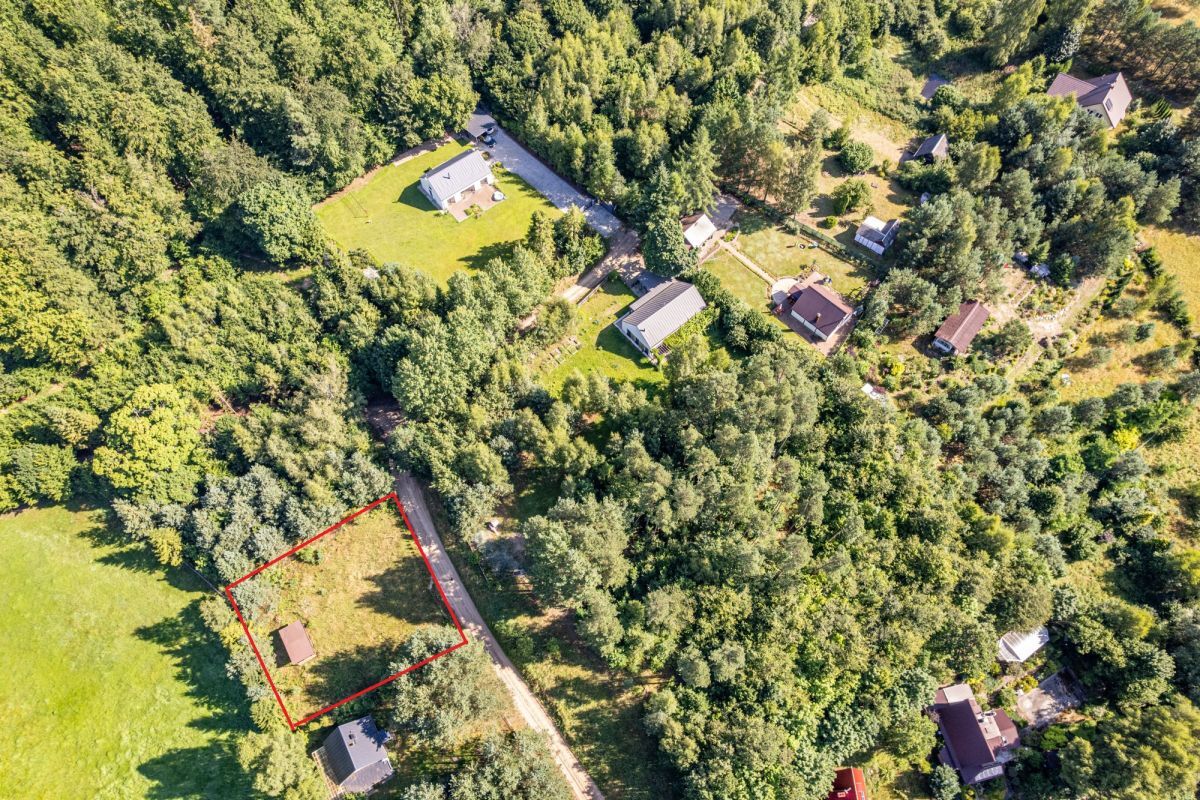 Działka w spokojnym zielonym otoczeniu SzymbarkSzymbark