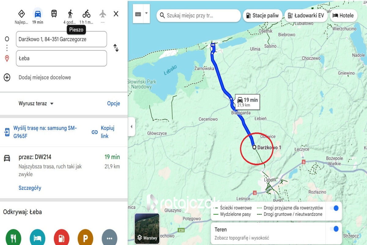 Działka budowlana | uzbrojona z warunkami zabudowyGarczegorze