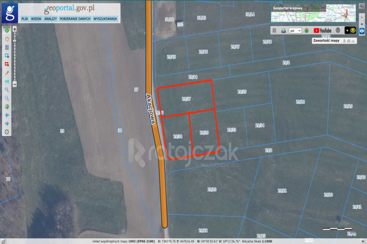 Dwie działki z Warunkami Zabudowy | GłazicaGłazica