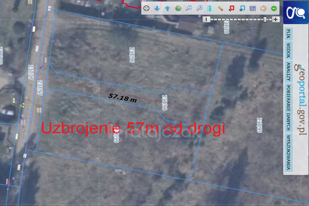 3 DZIAŁKI BUDOWLANE | UZBROJONE | ORLE | POD LASEMOrle