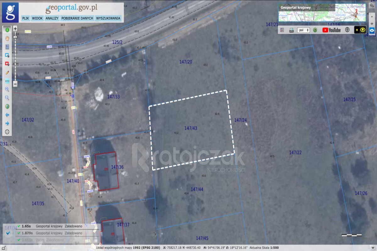 Działka 1099 m² pod wymarzony dom | DomatówkoDomatówko