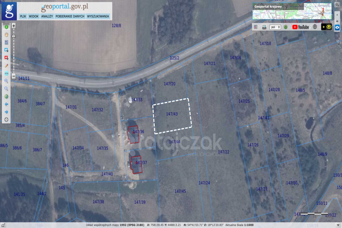 Działka 1099 m² pod wymarzony dom | DomatówkoDomatówko