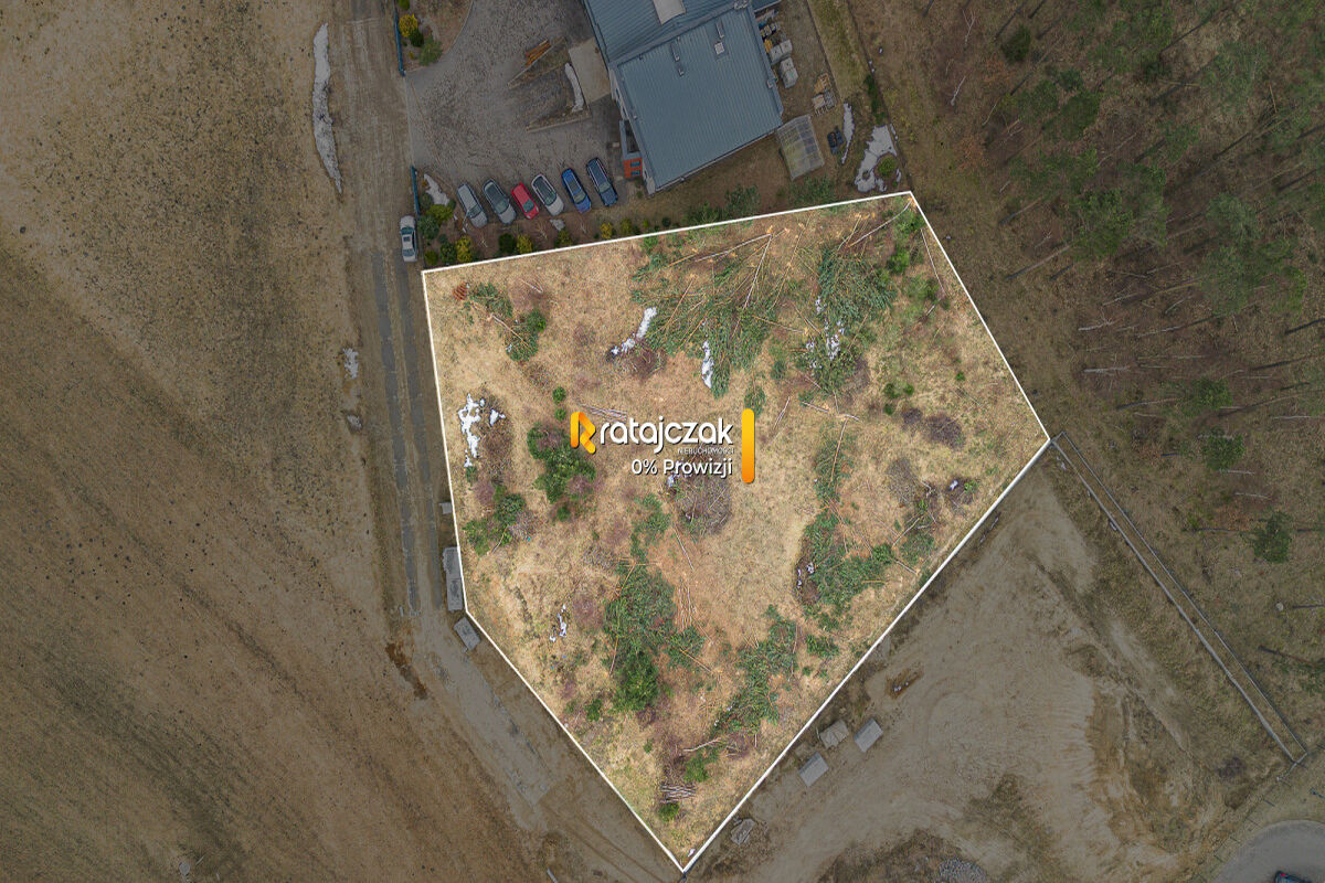 Uzbrojona działka inwestycyjna P/U 3004 m² przy S6Chwaszczyno