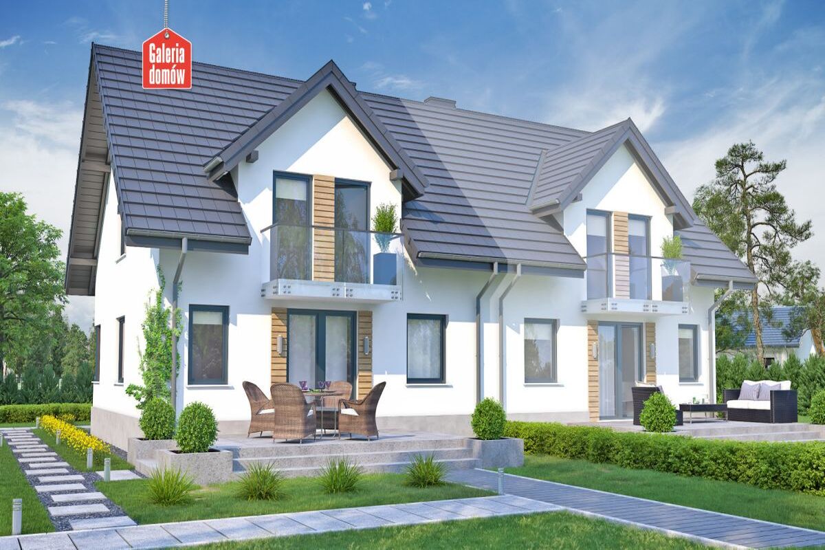 Bliźniak 125 62 m2 | działka 555 m2 |Szemud