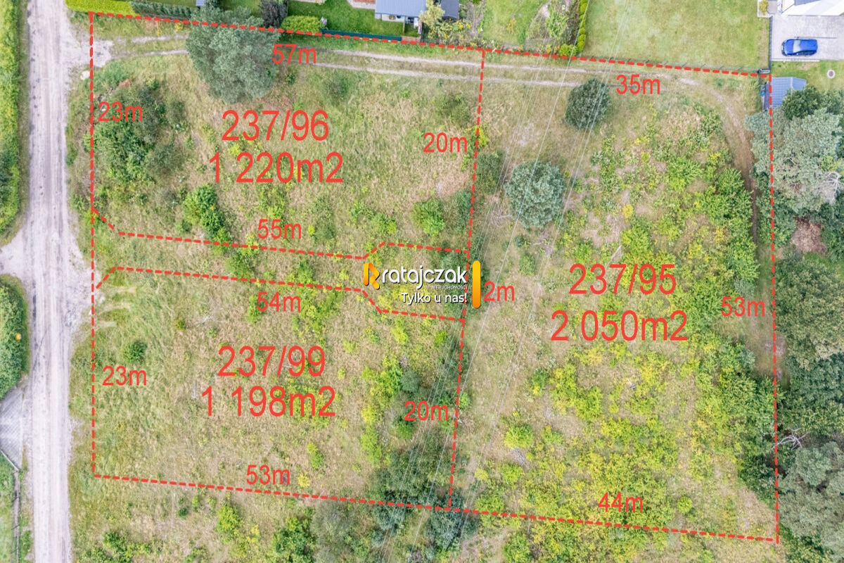 2 DZIAŁKI BUDOWLANE | UZBROJONE | ORLE | POD LASEMOrle
