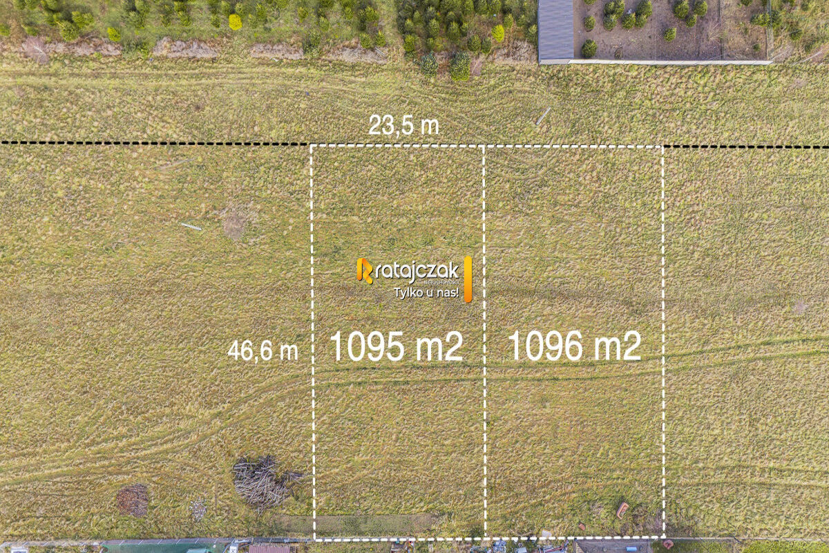 Działki 1096 m2 z Warunkami Zabudowy | DomatówkoDomatówko