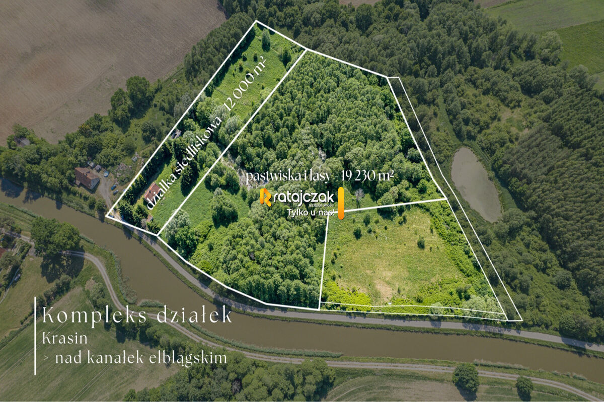 Prywatny park z widokiem na Pochylnię KątyKrasin