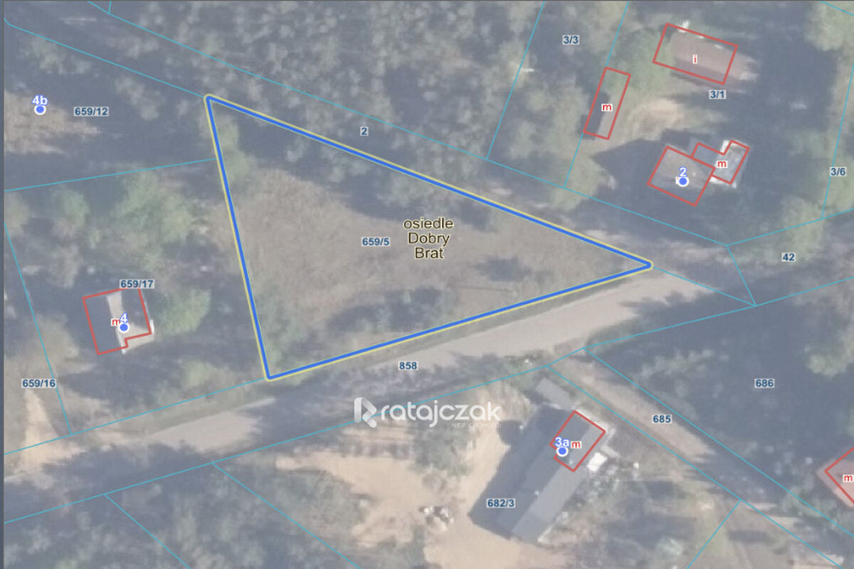 Działka w Borach TucholskichOsiek