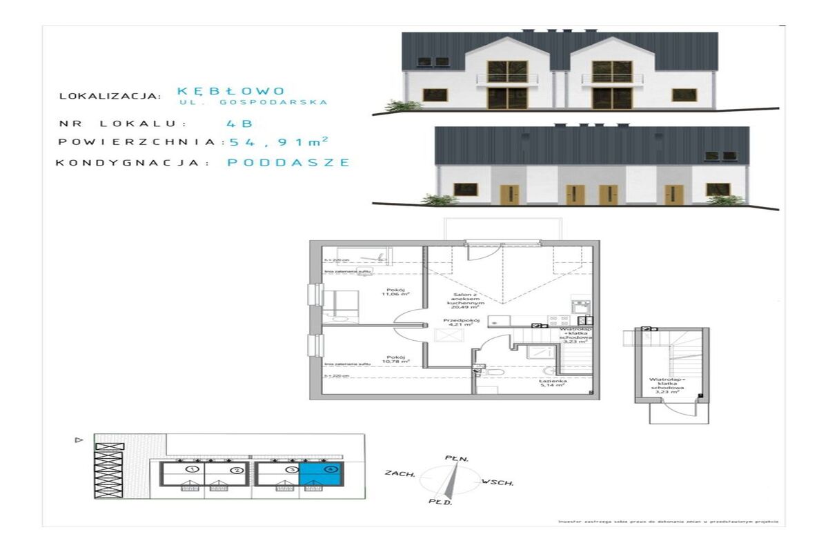 Ostatni z balkonem|3 pokoje|M.Postojowe|S6|LasKębłowo
