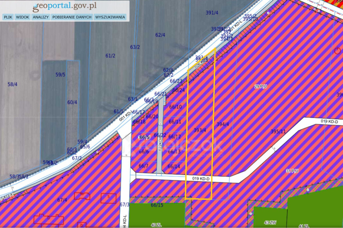 Działka inwestycyjna z pozwoleniem na budowęŁebcz