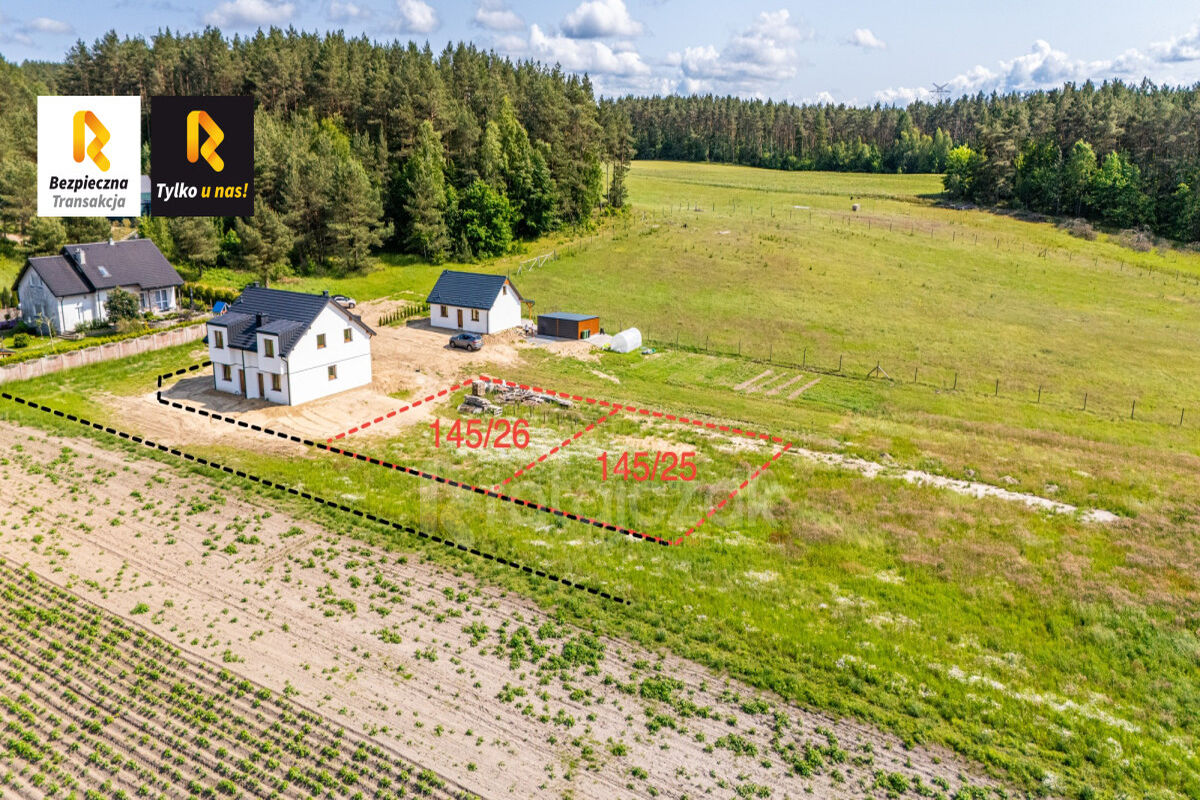 Uzbrojona działka 600 m² z Warunkami ZabudowyTyłowo