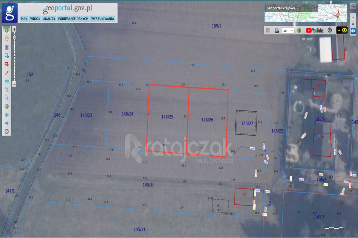 Uzbrojona działka 600 m² z Warunkami ZabudowyTyłowo