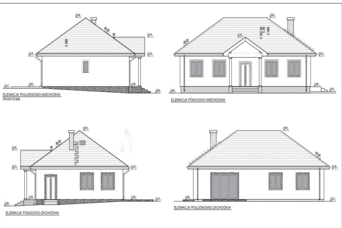 Działka budowlana z projektem domu i PNBGniewino