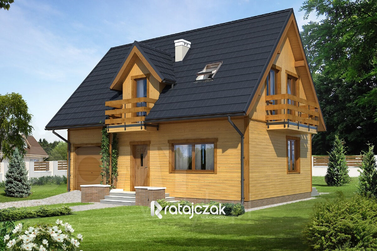 Działka budowlana z projektem domu  blisko morzaSalinko