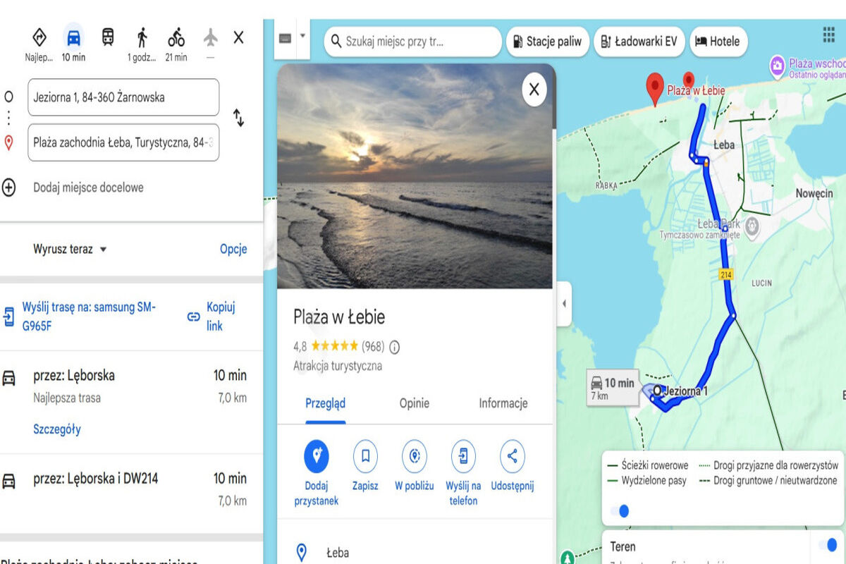 DZIAŁKA BUDOWLANA POD LASEM| 5km ŁEBA | NAD MORZEMŻarnowska