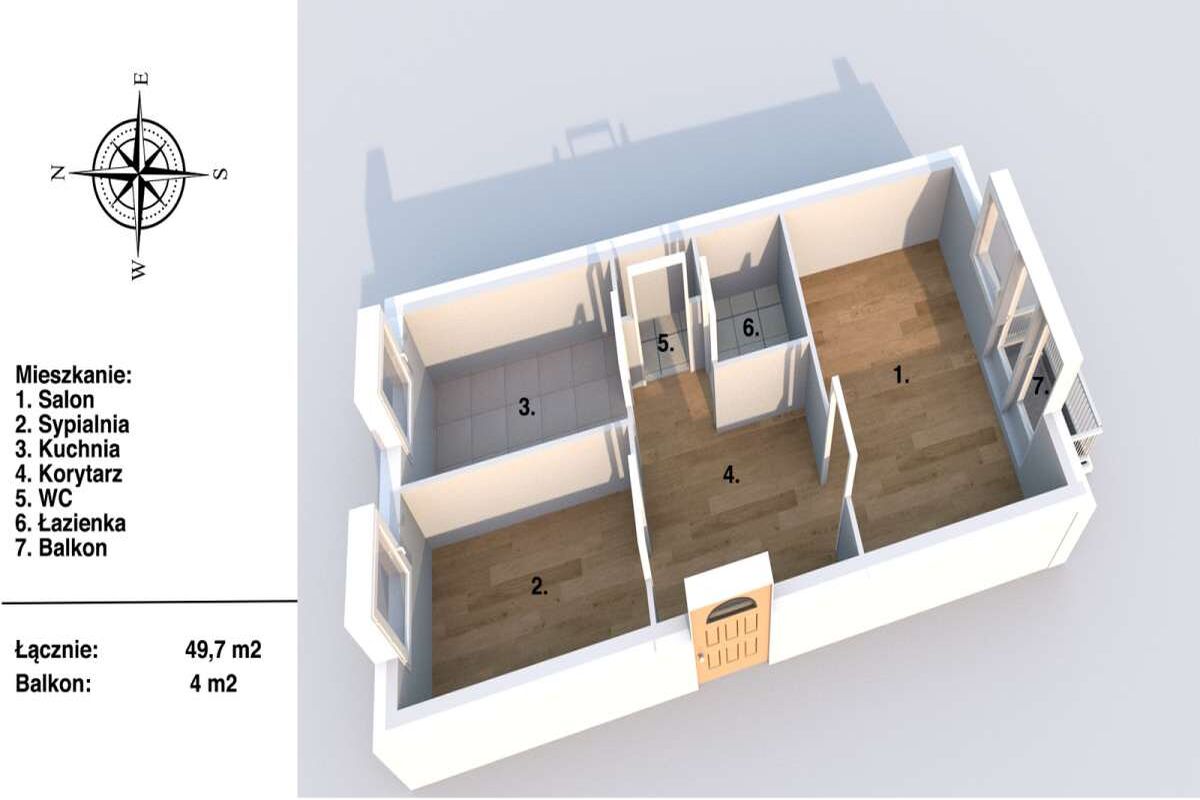 2pokoje+balkon/spokojne osiedle/dobra komunikacjaPruszcz Gdański