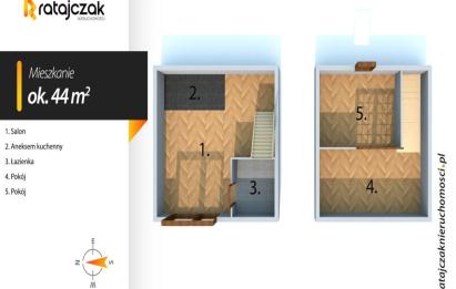 Rzut, plan Energooszczędny obiekt turystyczny | Tupadły-Tupadły