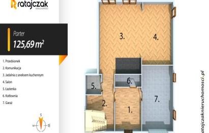 Rzut, plan Nowa cena! Blisko szkoły i komunikacji.-Wejherowo