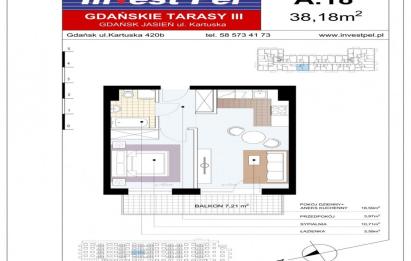 Rzut, plan III etap Gdańskich Tarasów-Gdańsk