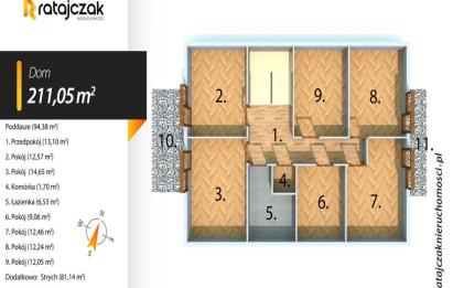 Rzut, plan DOM WOLNOSTOJĄCY | 2012r | MORZE | W ZACISZU LASU-Szczenurze