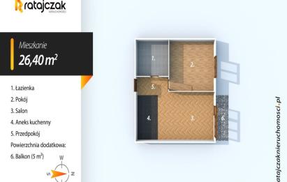 Rzut, plan 2 POK | BALKON | POD KLUCZ | WEJHEROWO ŚMIECHOWO-Wejherowo