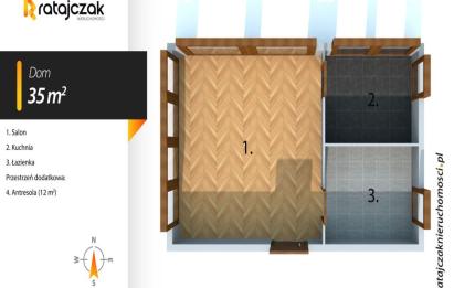 Rzut, plan DOMEK NAD MORZEM | LAS | SASINO | 3 156m2 DZIAŁKA-Sasino