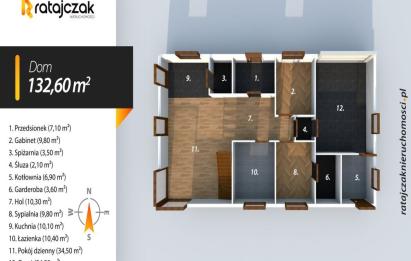 Rzut, plan Po remoncie  spokojna okolica  taras  spokój-Kielno