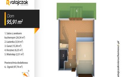 Rzut, plan 4 POK | KOCHANOWO | BLISKO LASU | WYSOKI STANDARD-Kębłowo