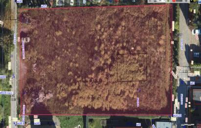 Rzut, plan Działka budowlana na pograniczu Gdańska i Pruszcza-Radunica