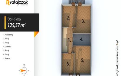 Rzut, plan Bliźniak | Wysoki standard | Garaż | Ogród-Reda