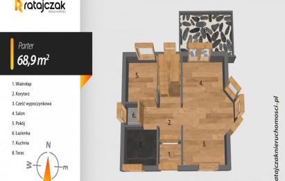 Rzut, plan Komfortowy dom| Świetna lokalizacja |Szkoła |Las -Bolszewo