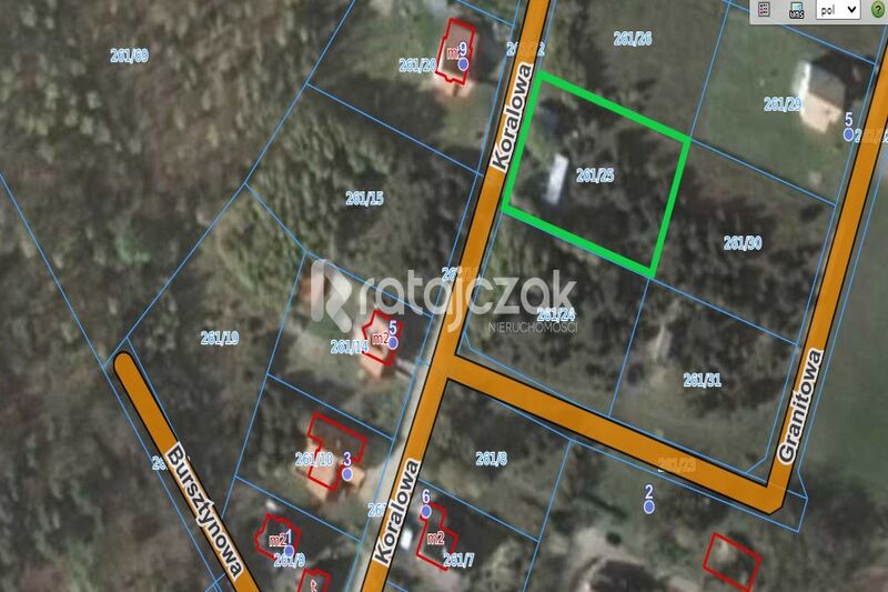 Uzbrojona działka budowlano-usługowa o pow. 1552m2 - Gościcino