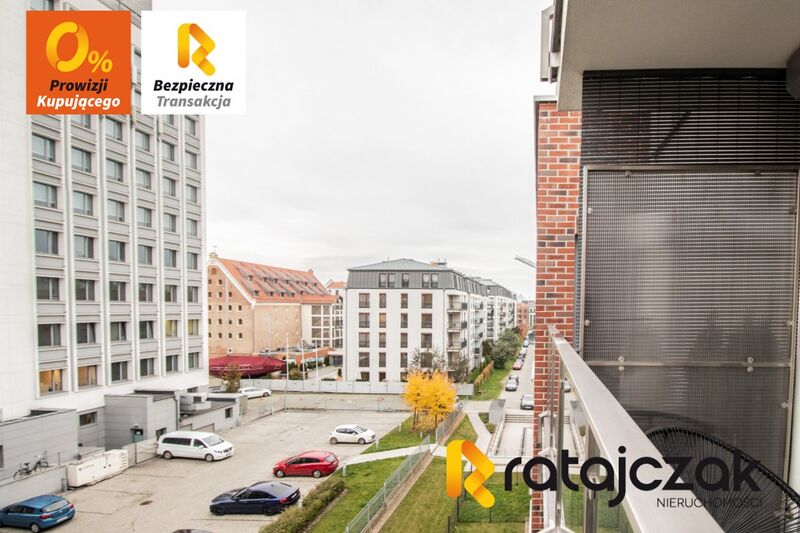 2 pokoje z balkonem  wysoki standard przy Motławie - Gdańsk