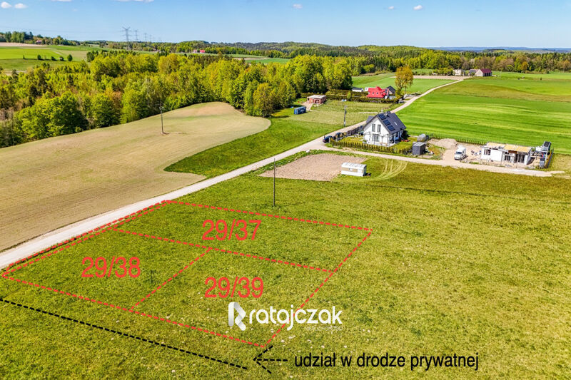 Trzy działki z Warunkami Zabudowy | Głazica - Głazica