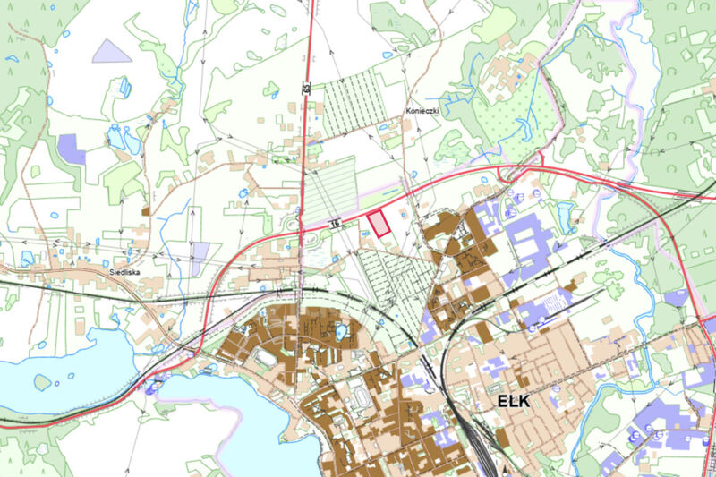 Działka inwestycyjna na sprzedaż – Ełk | 21 102 m² - Ełk