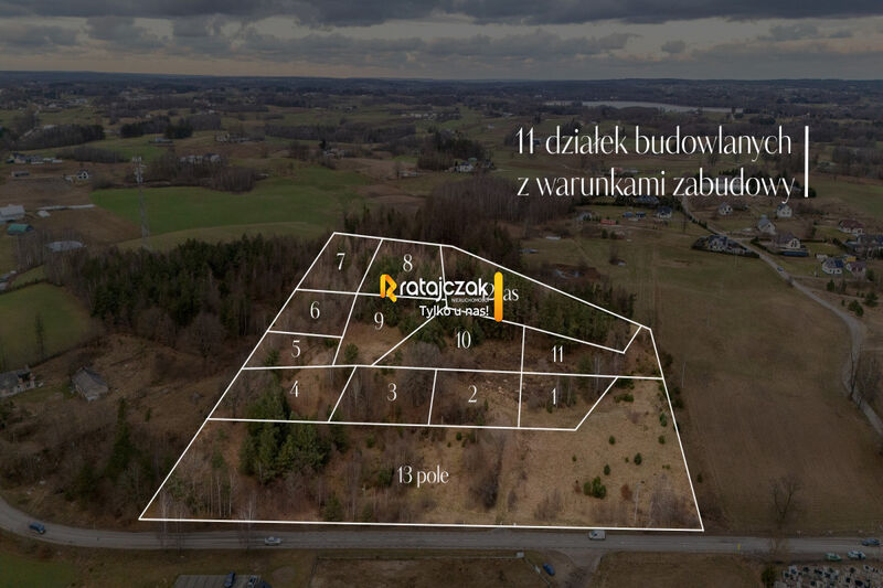 DZIAŁKI BUDOWLANE | POMIECZYNO | WZGÓRZE POD LASEM - Pomieczyno