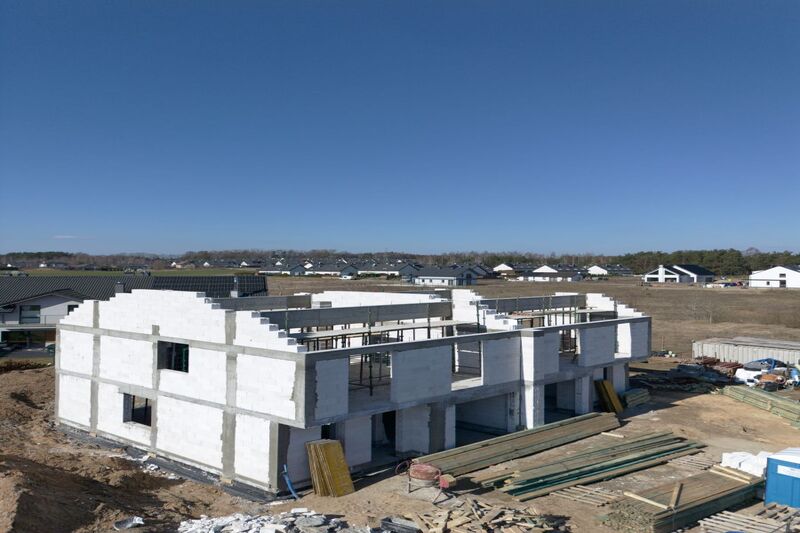 Nowoczesny dom w zabudowie bliźniaczej|bez Pcc 2% - Banino