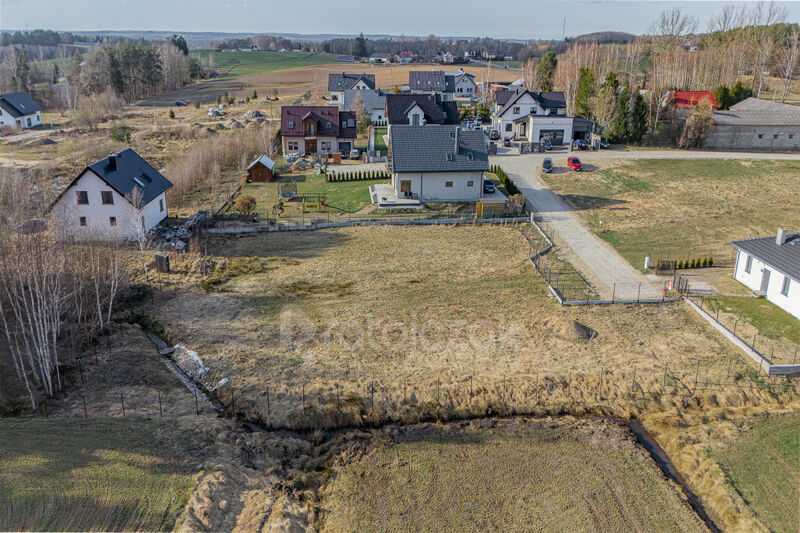 Działka 1871 m² z WZ | Łebno | media na działce - Łebno