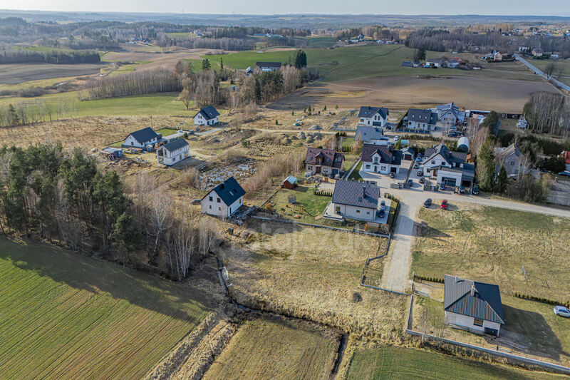 Działka 1871 m² z WZ | Łebno | media na działce - Łebno