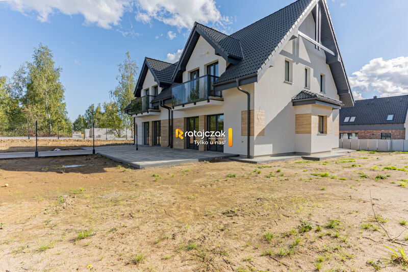 Bliźniak w stanie deweloperskim  działka 550 m² - Juszkowo