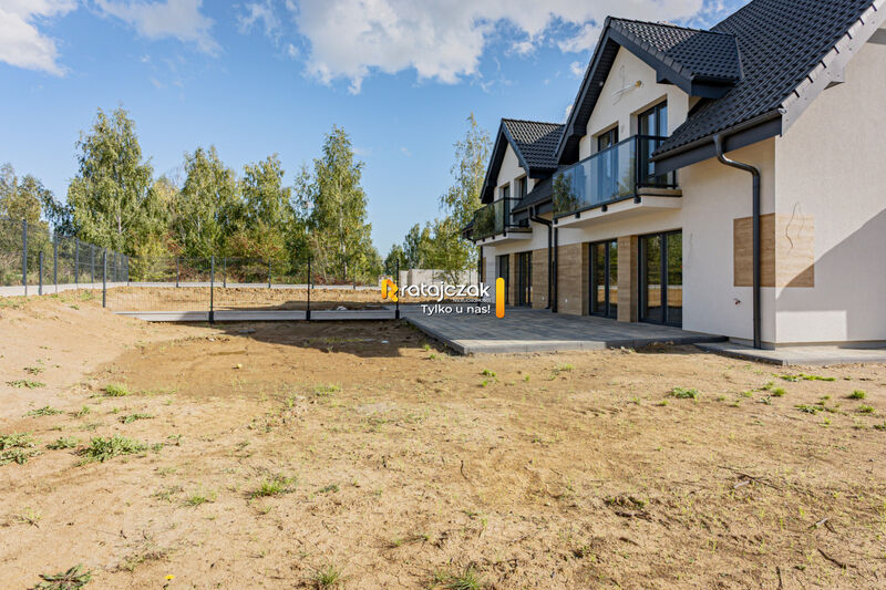 Bliźniak w stanie deweloperskim | Działka 550 m² - Juszkowo