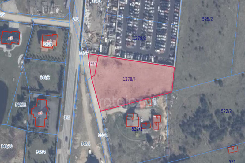 Działka przemysłowa / inwestycyjna 2650 m² - Chwaszczyno