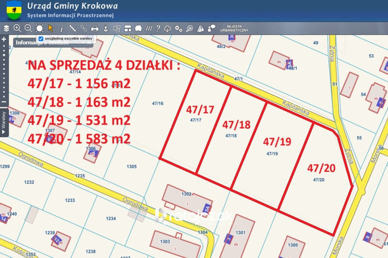 Uzbrojona działka budowlana | Wierzchucino | morze - Wierzchucino
