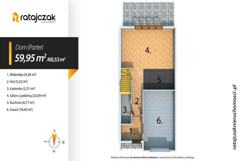 Centrum|5 pokoi| Garaż|Szkoła 900m|Wysoki Standard - Kębłowo
