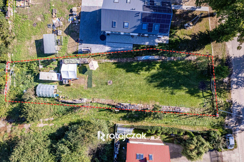 Działka 881 m2 w Rekowie Górnym | od południa - Rekowo Górne