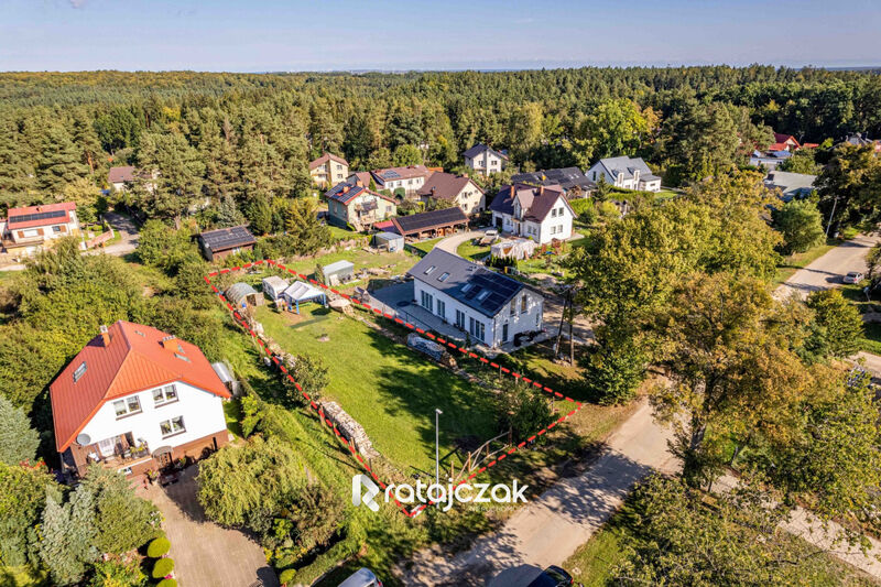 Działka 881 m2 w Rekowie Górnym | od południa - Rekowo Górne