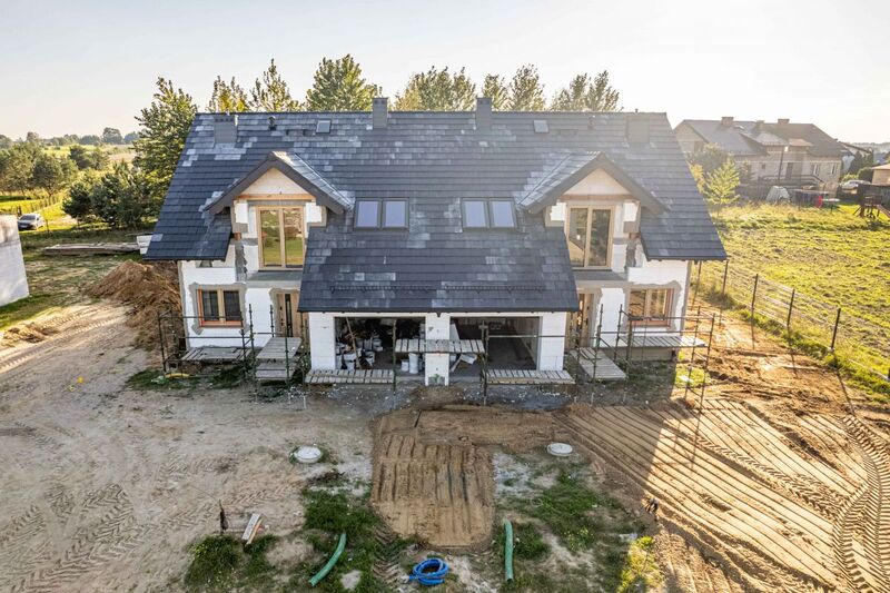 Bliźniak z pompą ciepła | odbiór - kwiecień 2024 | - Szemud