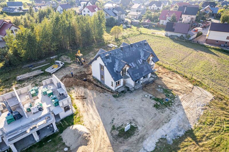 Bliźniak z pompą ciepła | odbiór - kwiecień 2024 | - Szemud
